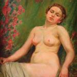 Koudelka Josef (*1877) – Sedící nahá dívka